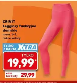Kaufland CRIVIT Legginsy funkcyjne damskie oferta