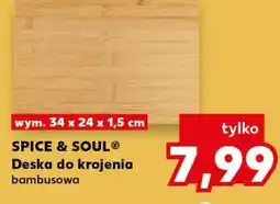 Kaufland SPICE & SOUL Deska do krojenia bambusowa oferta