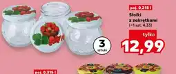 Kaufland Słoiki z zakrętkami poj oferta