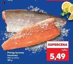 Kaufland Pstrąg tęczowy łososiowy filet ze skórą oferta