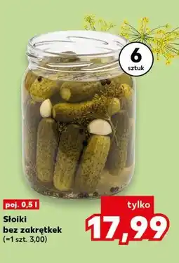 Kaufland Słoiki bez zakrętek oferta