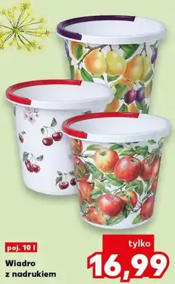 Kaufland Wiadro z nadrukiem poj oferta
