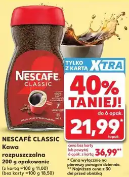 Kaufland Nescafe Classic Kawa rozpuszczalna oferta