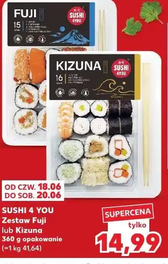 Kaufland Sushi 4 You Zestaw Fuji lub Kizuna oferta
