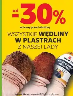 Kaufland Wszystkie wędliny w plastrach z Naszej Lady oferta