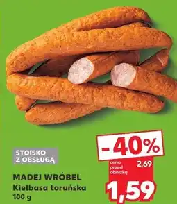 Kaufland Madej Wróbel Kiełbasa toruńska oferta