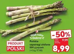 Kaufland Szparagi zielone 500 g pęczek oferta
