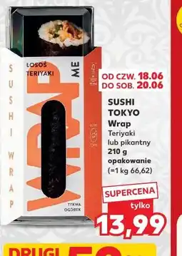 Kaufland Sushi Tokyo Wrap Teriyaki lub pikantny oferta