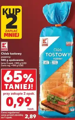 Kaufland Classic Chleb tostowy pszenny oferta