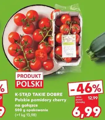 Kaufland K-Stąd Takie Dobre Polskie pomidory cherry na gałązce oferta