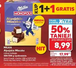 Kaufland Milka Alpejskie Mleczko oferta