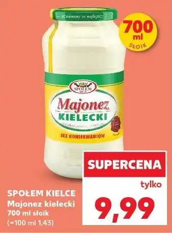 Kaufland Społem Kielce Majonez kielecki oferta