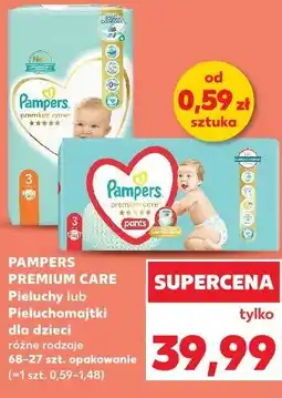 Kaufland PAMPERS PREMIUM CARE Pieluchy lub Pieluchomajtki dla dzieci oferta