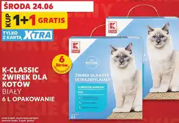Kaufland K-Classic Żwirek dla kotów biały oferta