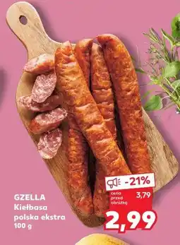 Kaufland GZELLA Kiełbasa polska ekstra oferta