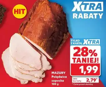 Kaufland MAZURY Polędwica sopocka oferta