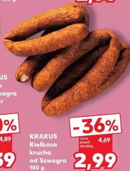 Kaufland Krakus Kiełbasa krucha od Szwagra oferta