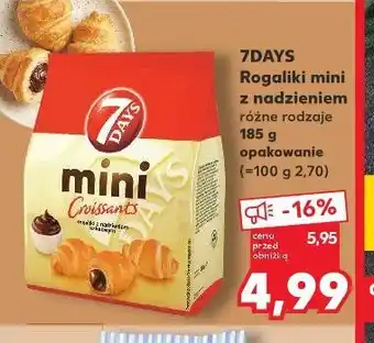 Kaufland 7Days Rogaliki mini z nadzieniem oferta