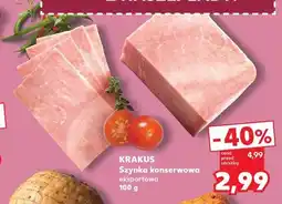 Kaufland Krakus Szynka konserwowa eksportowa oferta
