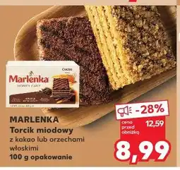 Kaufland Marlenka Torcik miodowy z kakao lub orzechami włoskimi oferta