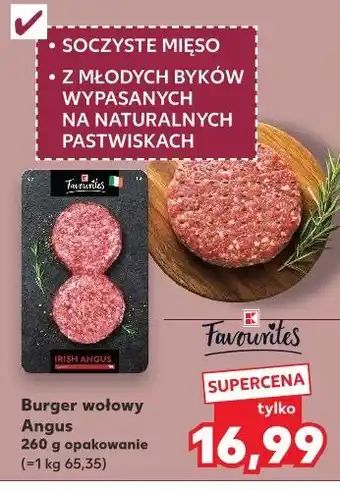 Kaufland Burger wołowy Angus oferta