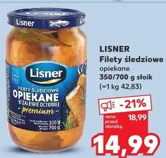 Kaufland LISNER Filety śledziowe opiekane oferta