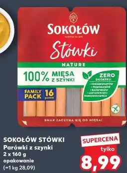 Kaufland Sokołów Stówki Parówki z szynki oferta