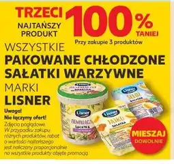 Kaufland Lisner Pakowane chłodzone sałatki warzywne oferta