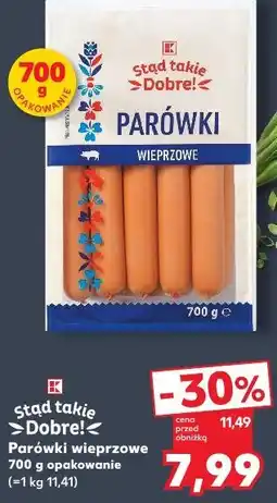 Kaufland Stąd takie Dobre! Parówki wieprzowe oferta