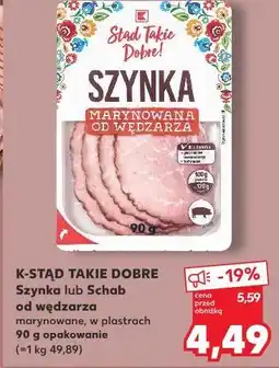 Kaufland K-Stąd Takie Dobre! Szynka lub Schab od wędzarza oferta
