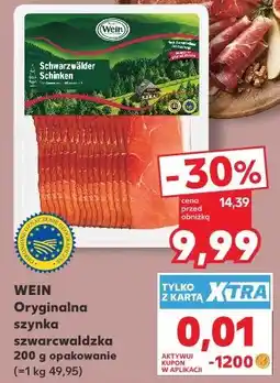Kaufland Wein Oryginalna szynka szwarcwaldzka oferta