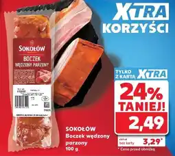 Kaufland Sokołów Boczek wędzony parzony oferta