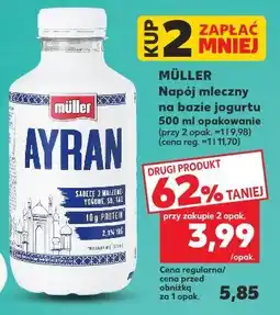 Kaufland MÜLLER Napój mleczny na bazie jogurtu Ayran oferta