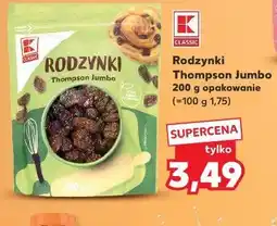 Kaufland K-Classic Rodzynki Thompson Jumbo oferta
