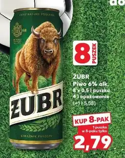 Kaufland Żubr Piwo 6% alk oferta