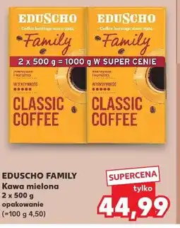 Kaufland Eduscho Family Kawa mielona oferta