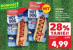 Kaufland DROSED Hot dog Bacon & Cheddar Sausage lub Texas oferta