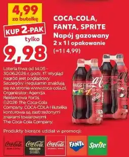 Kaufland COCA-COLA, FANTA, SPRITE Napój gazowany oferta