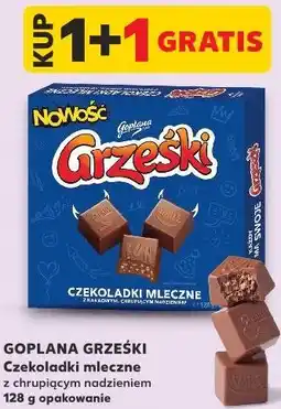 Kaufland GOPLANA GRZEŚKI Czekoladki mleczne z chrupiącym nadzieniem oferta
