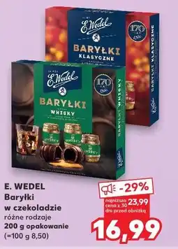Kaufland E. WEDEL Baryłki w czekoladzie różne rodzaje oferta