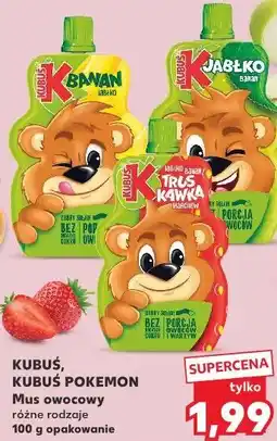 Kaufland Kubuś, Kubuś Pokemon Mus owocowy oferta