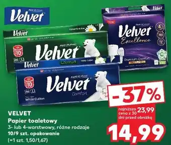 Kaufland VELVET Papier toaletowy oferta