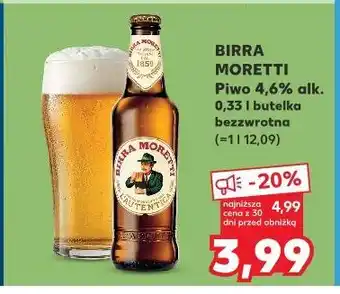 Kaufland BIRRA MORETTI Piwo 4,6% alk oferta