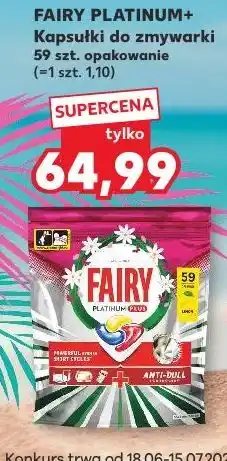 Kaufland FAIRY PLATINUM+ Kapsułki do zmywarki oferta
