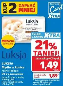 Kaufland Luksja Mydło w kostce oferta