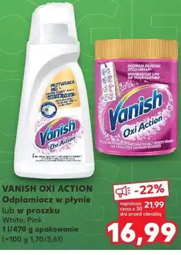 Kaufland VANISH OXI ACTION Odplamiacz w płynie lub w proszku oferta