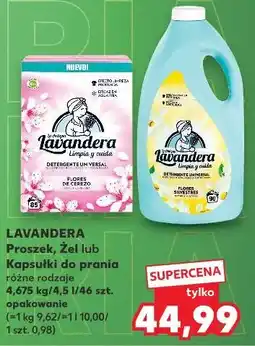 Kaufland LAVANDERA Proszek, Żel lub Kapsułki do prania oferta