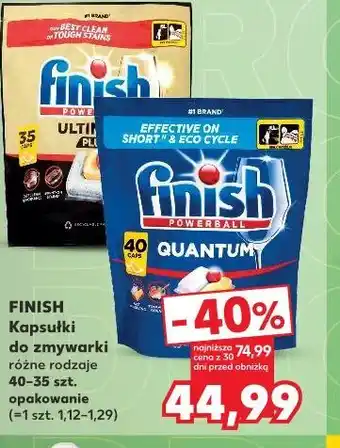 Kaufland Finish Kapsułki do zmywarki oferta
