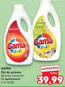 Kaufland GAMA Żel do prania oferta
