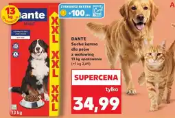 Kaufland Dante Sucha karma dla psów z wołowiną oferta